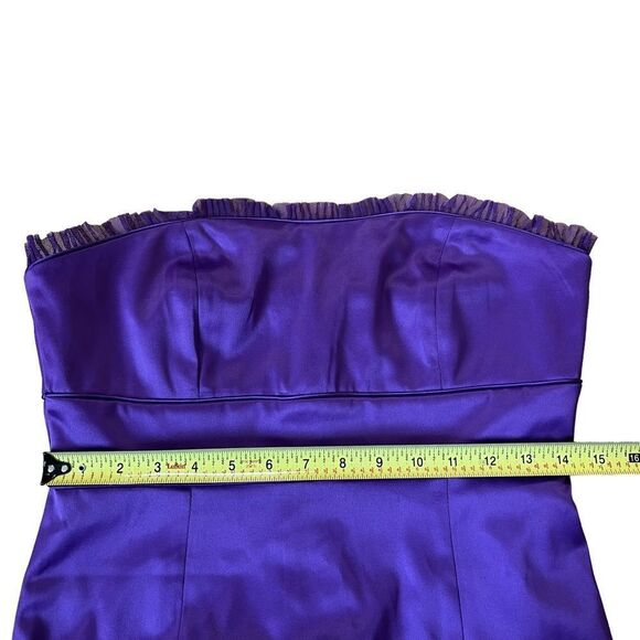 Purple RW&Co. Strapless Dress Size 8 - Picture 10 of 11